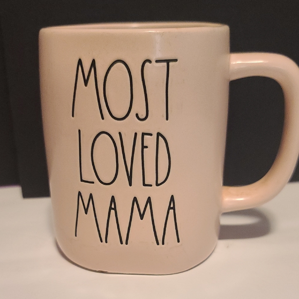 Cream Ceramic Mug Most Loved Mama
